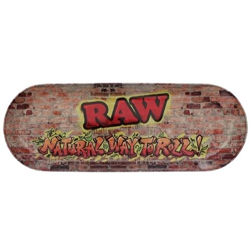 RAW Metal Skate Deck Graffiti 3, 42.5 x 15.5 cm