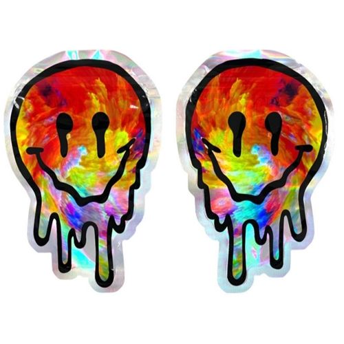 Zip-Lock Aluminium Bag Liquid Smiley, 8cm