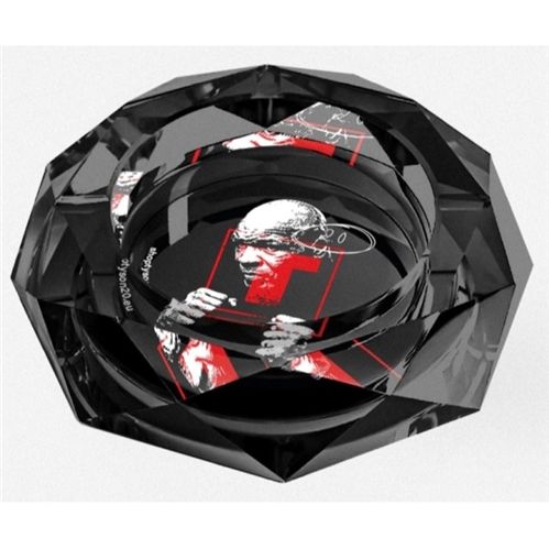 Tyson 2.0 Diamond Crystal Cut Boxing Mike Glass Ashtray