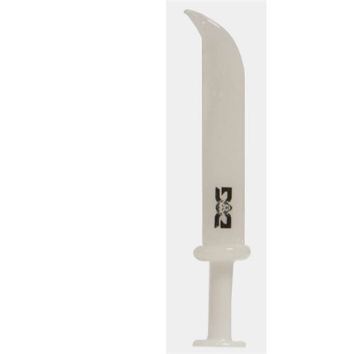 Glass Dabber White Sword, 12cm