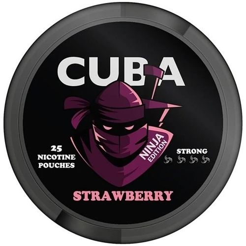 Cuba Ninja Line Nicotine Pouches 30mg, Flavour: Strawberry