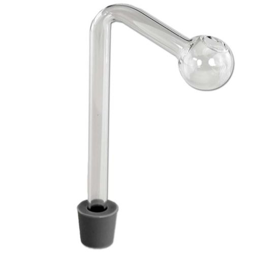 Oil Bong Attachment with Rubber Adaptor NS 19, 13cm