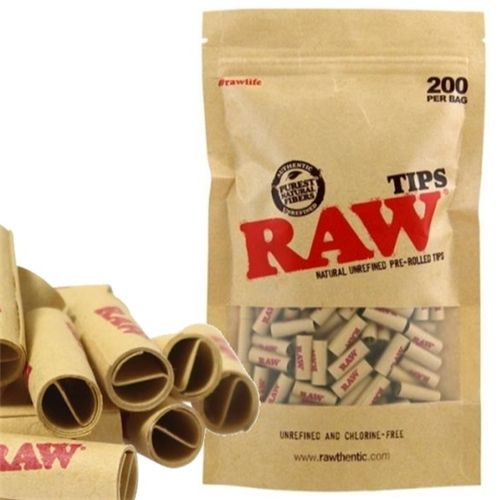 RAW Classic Pre-Rolled Tips, X 200