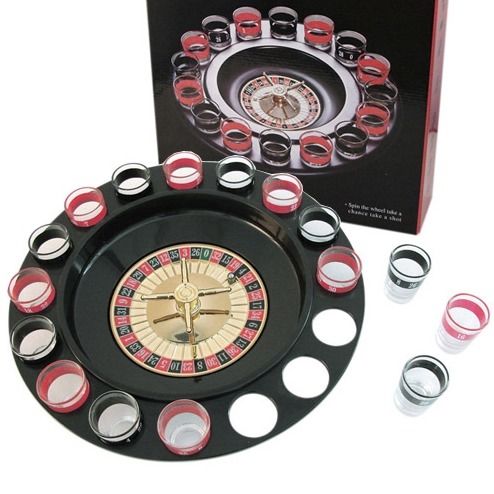 Drinking Roulette Set, 16 glasses, 2 to 8 players