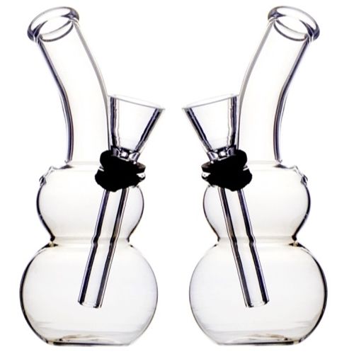 Mini 2-Bullet Bong, 13cm