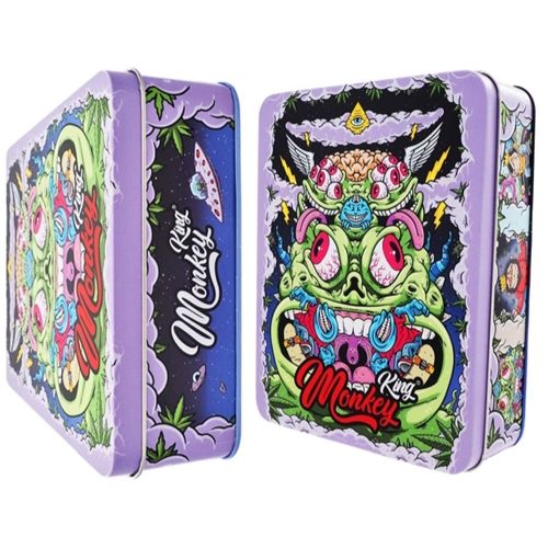 Monkey King Large Metal Storage Box Space Edition, 19.5cm x 15.5cm x 5.7cm