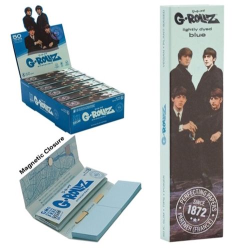 London Take Over Blue King Size Slim + Tips