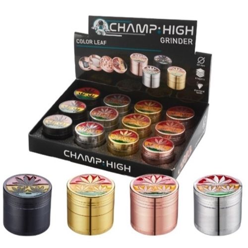 Coloured Leaf Rasta Style - 4 Parts, 40mm