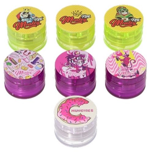 Monkey King Acrylic Grinder - 3 Parts, 50mm