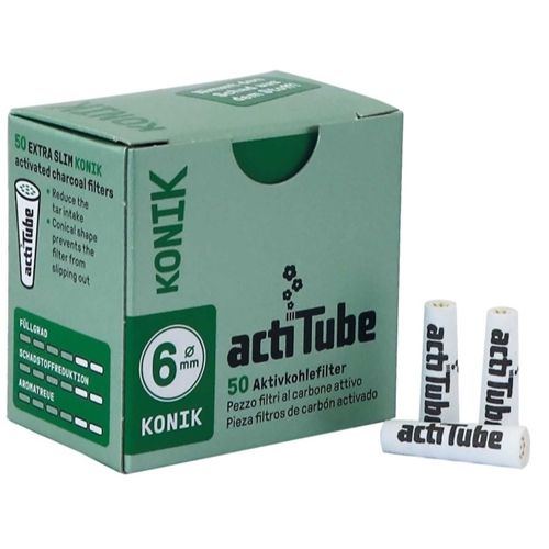 Actitube Konik Charcoal Filter, X 50