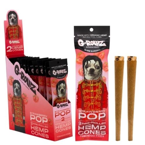 Strawberry Pop Blunt Cones, X 2
