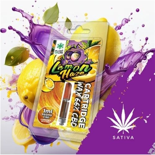 Cartridge 66% CBD, 1ml, Flavour: Lemon Haze