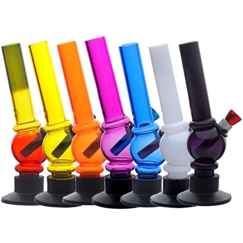 Coloured Acrylic Bong, 15cm