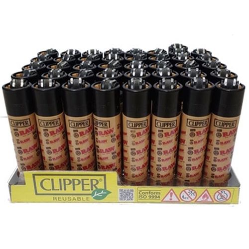 RAW Clipper Large Classic + Red Logo Small