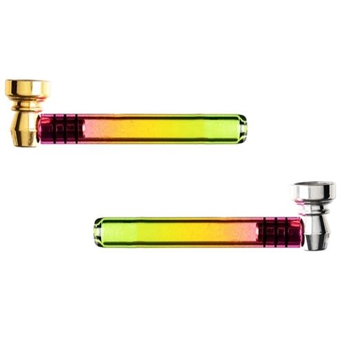 Rasta Glass Pipe, 9cm