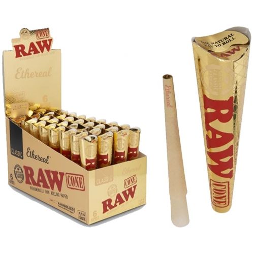 RAW Ethereal Cones 1 1/4, X 6
