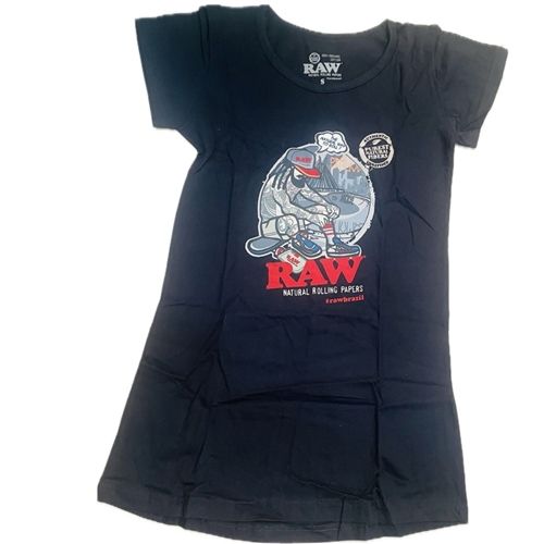 RAW Brazil Skateboard Smoker T-Shirt Black