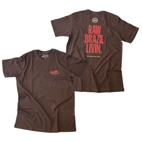 RAW Brazil Livin. T-Shirt Brown