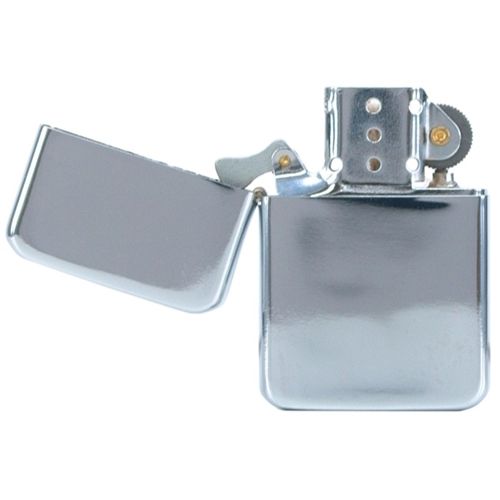 Chrome Polished Gasoline Softflame, Refillable