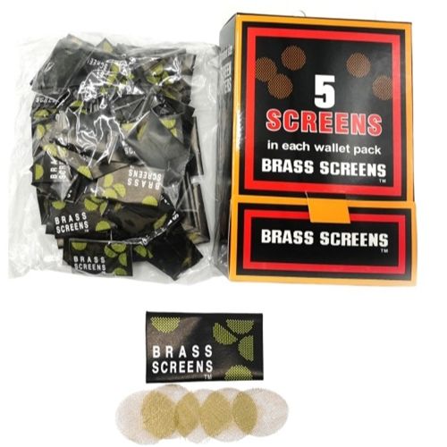 Brass Pipe Screens Gold, 20mm X 5