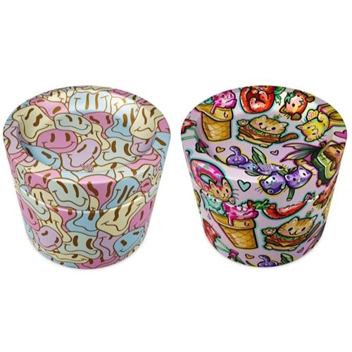 Metal Jar Kibbles &amp; Kits/Smiley, 72/63mm