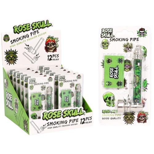 Rose Skull Pipe incl. Screens