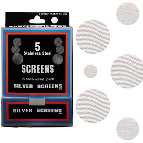 Steel Pipe Screens Silver, 20mm X 5