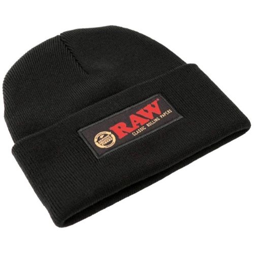 RAW Hat Stash Beanie Black
