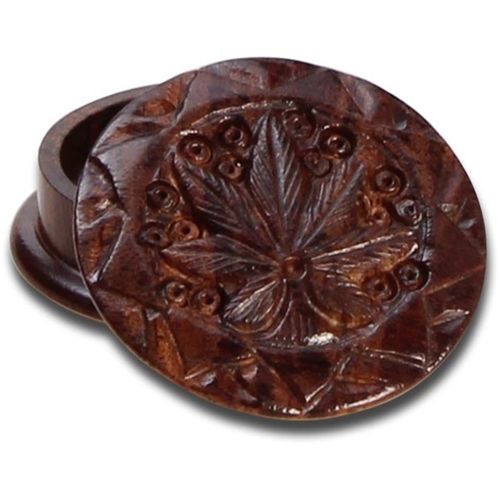 Rosewood Grinder Leaf - 2 Parts, 35mm