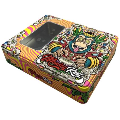 Monkey King Large Metal Storage Box Psycho Edition, 19.5cm x 15.5cm x 5.7cm