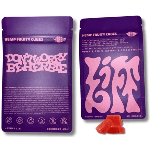 Herbie Lift Hemp Fruit Cubes, X 3