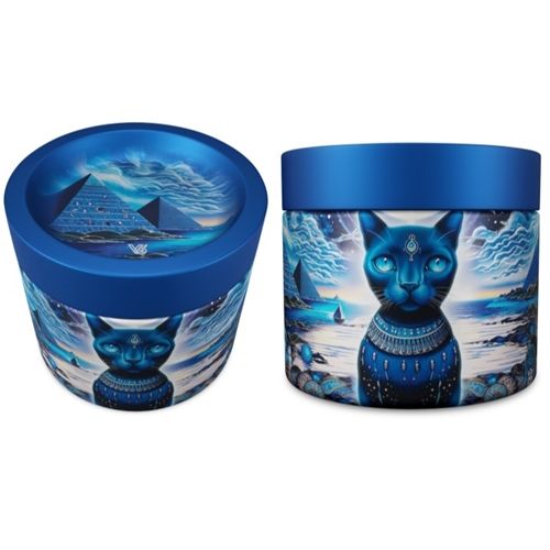 Metal Jar Eye/Feline Pharaoh, 72/63mm, Design: Feline Pharaoh