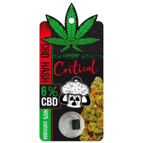 Euphoria CBD Hash 6% Critical, 1g