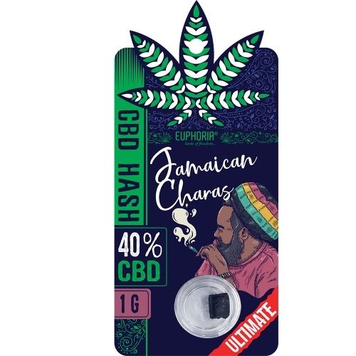 Euphoria CBD Hash 40% Jamaican Charas, 1g