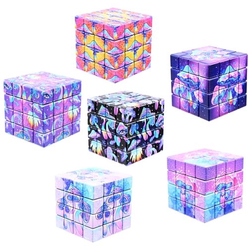 Mushroom Cube Grinder - 4 Parts, 45mm