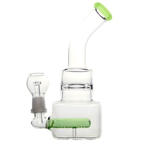Bullet Green Dabbing Bong with Percolator, 16cm