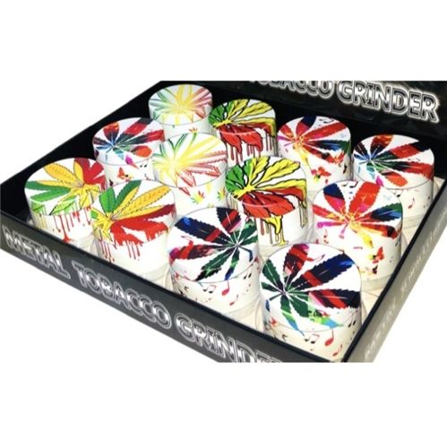 Ceramic White Artistic Leaves - 4 Parts, 52mm