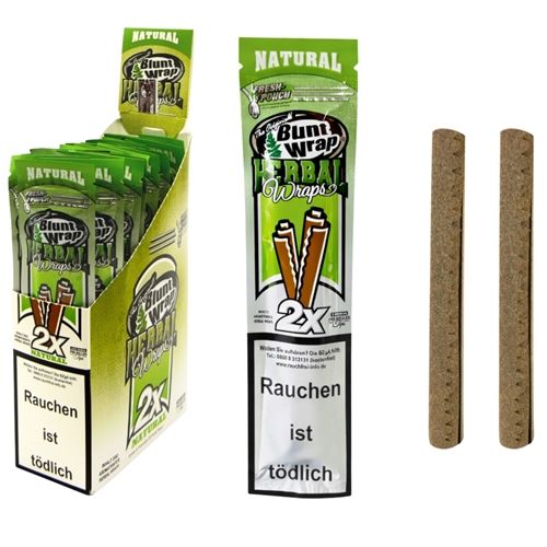 Blunt Wrap Herbal Natural (Original), X 2