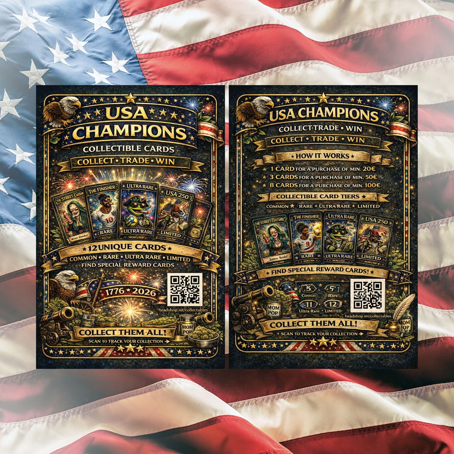 USA Champions Cover Card