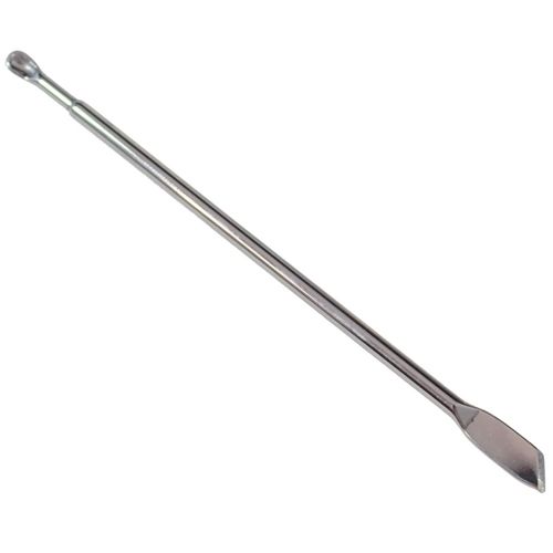 Portioning Spoon with Spatula Silver, 10cm