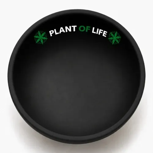 Plant of Life Silicone Mixing Bowl Black