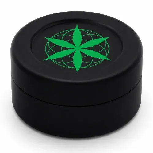 Plant of Life Silicone Jar Black