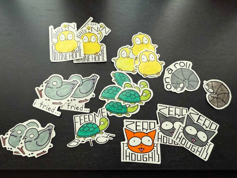 NEW Goofy animal stickers