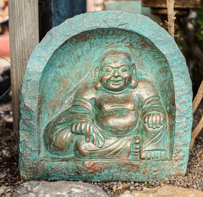 39318 Lg. Lucky Buddha in Grotto