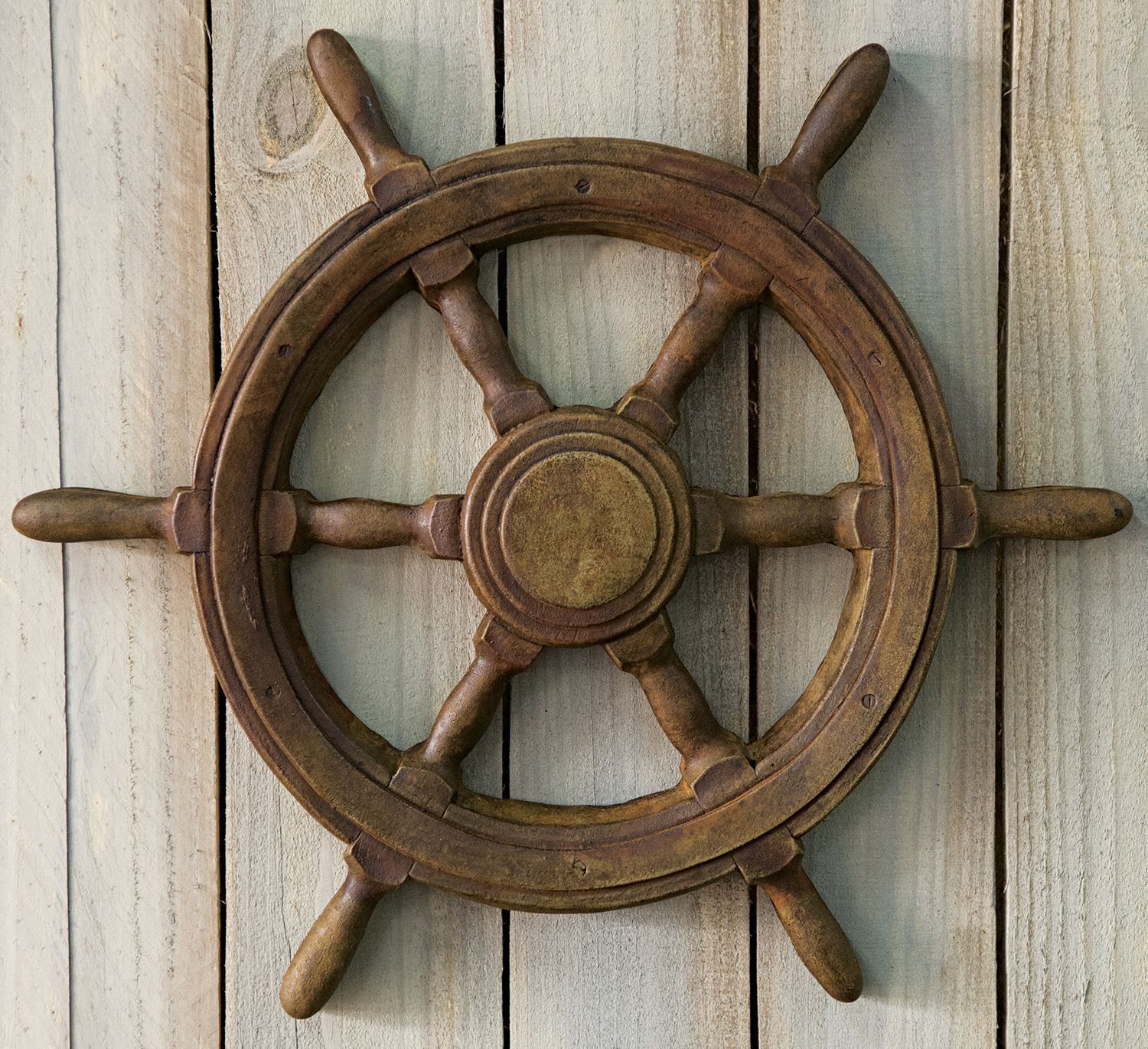 66021 Ship's Wheel Plaque