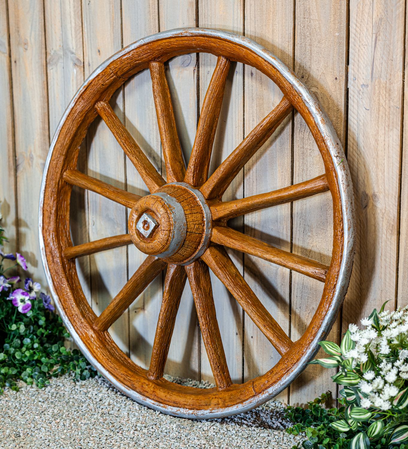 66071 Wagon Wheel Plaque