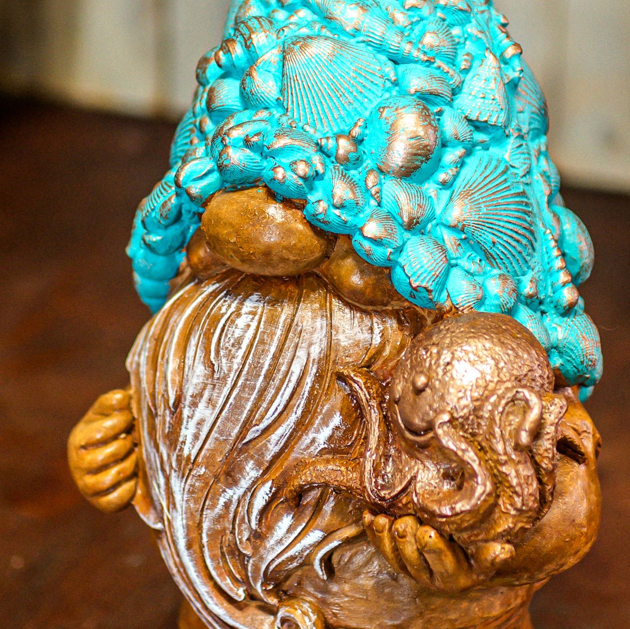 37020 Gnome w/ Octopus