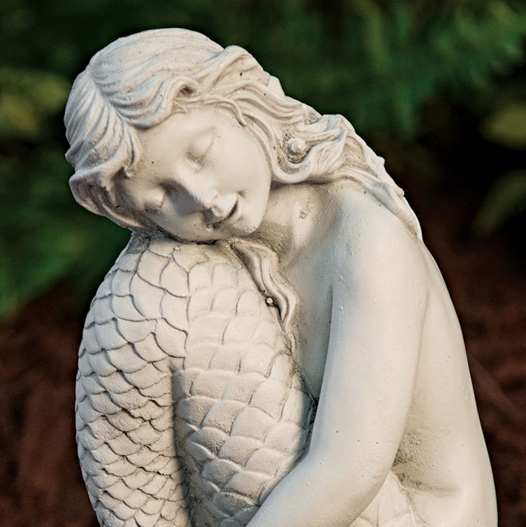 36001 Sm. Mermaid on Rock