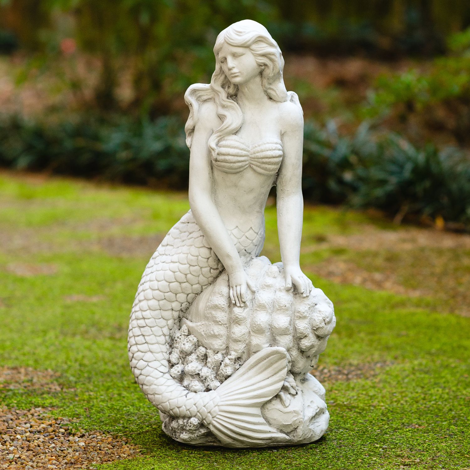 37012 Lg. Mermaid on Shell