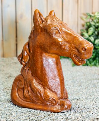 42014 Large Horse Head Finial
